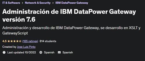 Administración de IBM DataPower Gateway versión 7.6
