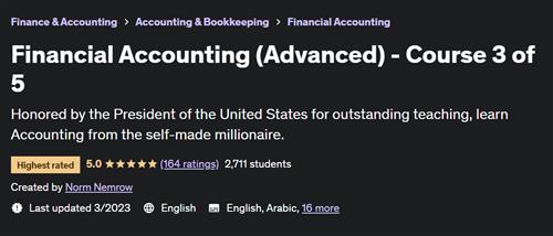 Financial Accounting (Advanced) – Course 3 of 5