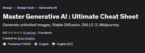 Master Generative AI  Ultimate Cheat Sheet |  Download Free