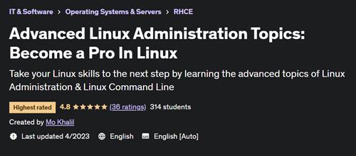 Advanced Linux Administration Topics Become a Pro In Linux