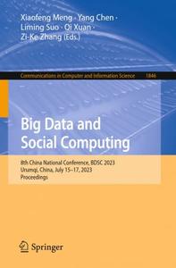 Big Data and Social Computing 8th China National Conference