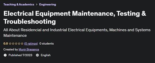Electrical Equipment Maintenance, Testing & Troubleshooting |  Download Free