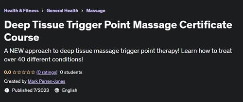 Deep Tissue Trigger Point Massage Certificate Course