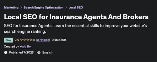 Local SEO for Insurance Agents And Brokers |  Download Free