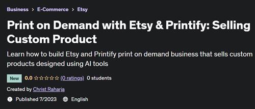 Print on Demand with Etsy & Printify Selling Custom Product |  Download Free