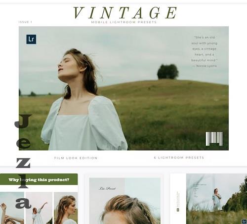 Vintage Mobile Lightroom Presets Vol.1 - 6TS3CNY