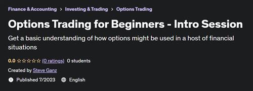 Options Trading for Beginners – Intro Session