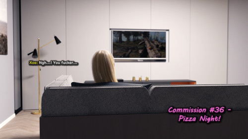 BlankKen - Commission #36 Pizza Night 3D Porn Comic