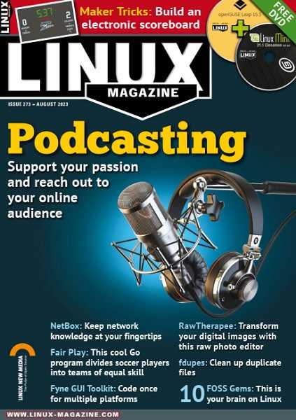 Linux Magazine USA №273 (August 2023)