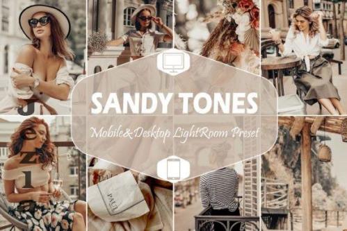 10 Sandy Tones Mobile & Desktop Lightroom Presets, Warm - 2658962