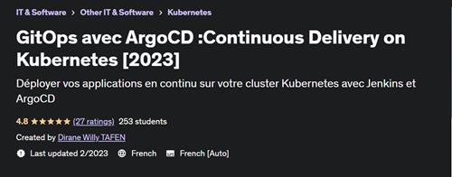 GitOps avec ArgoCD Continuous Delivery on Kubernetes [2023]