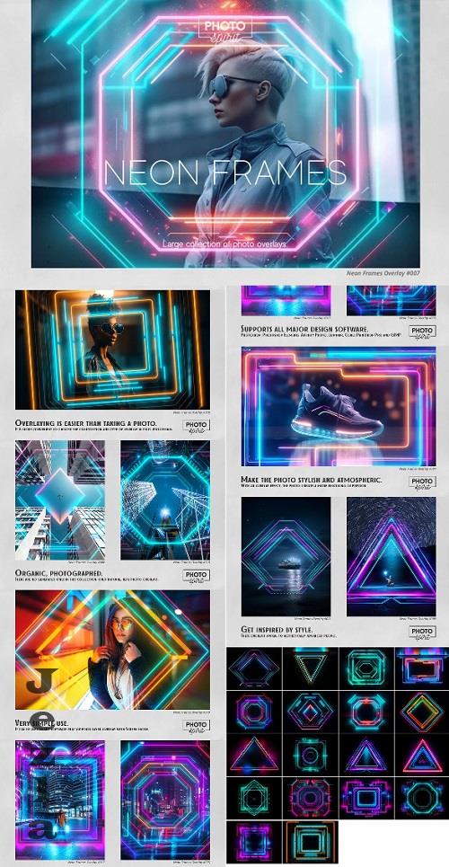 Neon Frames Effect Overlays - 45355812