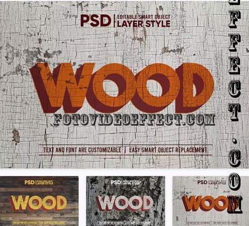 Wood Text Effect - 8JZSUB9