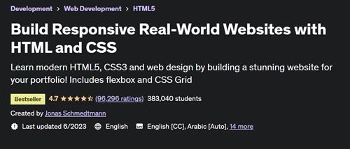 Build Responsive Real–World Websites with HTML and CSS