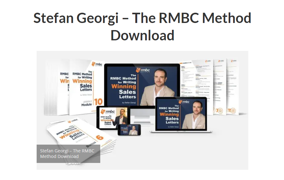 Stefan Georgi – The RMBC Method (Update 1+2+3) Download 2023