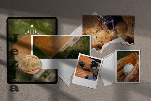 Photo Collage Mockup Template - J4HQDZA