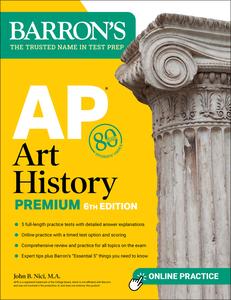 AP Art History Premium 5 Practice Tests + Comprehensive Review + Online Practice (Barron's Test Prep)