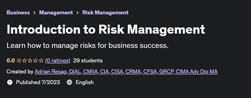 Introduction to Risk Management (2023)