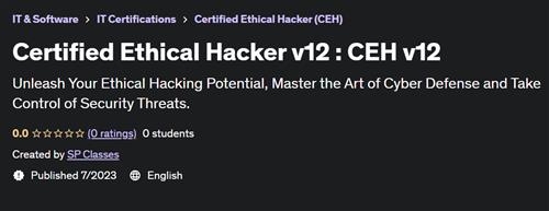 Certified Ethical Hacker v12 CEH v12