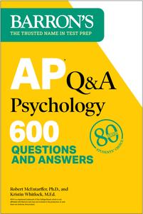 AP Q&A Psychology 600 Questions and Answers (Barron's Test Prep), 2nd Edition