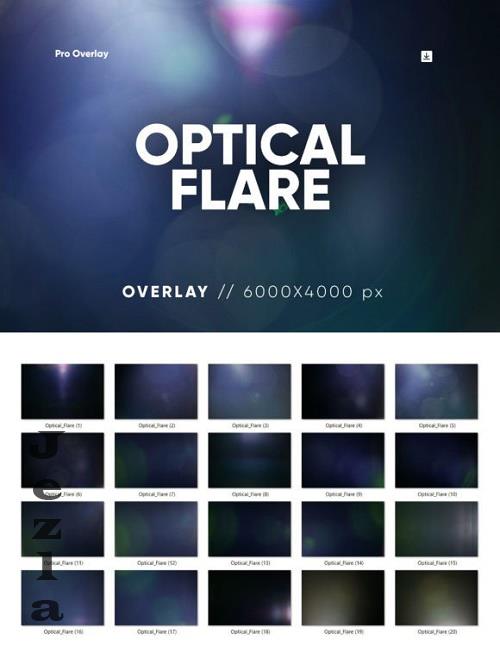 20 Optical Flare Overlay HQ - 26069892