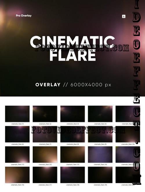 20 Cinematic Flare Overlay HQ - 26069851