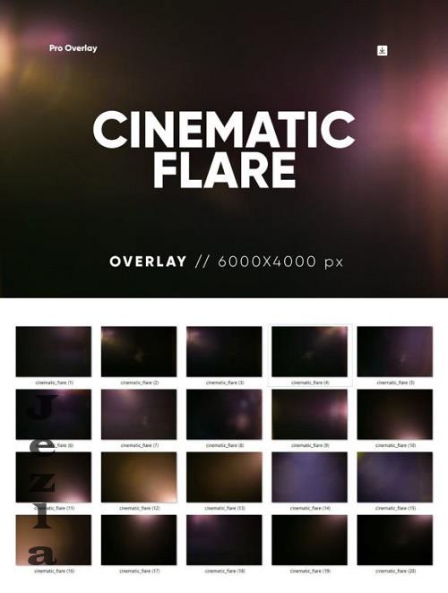 20 Cinematic Flare Overlay HQ - 26069851