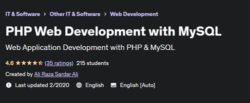 PHP Web Development with MySQL |  Download Free
