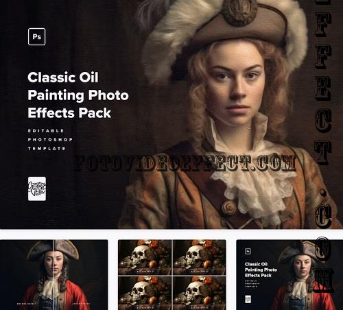 Classic Oil Painting Photo Effects - 25420098