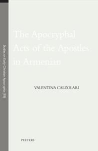 The Apocryphal Acts of the Apostles in Armenian
