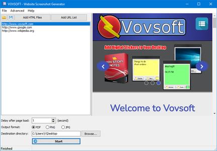 VovSoft Website Screenshot Generator 1.2 (x64)