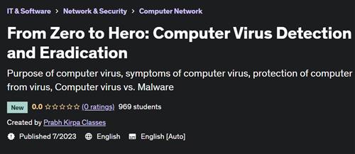 From Zero to Hero Computer Virus Detection and Eradication