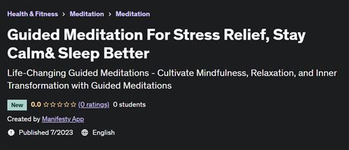 Transcendental Guided Meditations & Mindfulness Practice |  Download Free