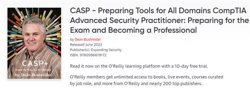CASP – Preparing Tools for All Domains CompTIA Advanced Security Practitioner
