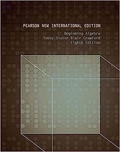 Beginning Algebra Pearson New International Edition