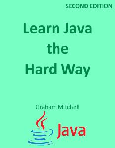 Learn Java the Hard Way, 2nd Edition