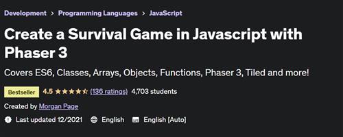 Create a Survival Game in Javascript with Phaser 3 |  Download Free
