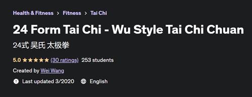 24 Form Tai Chi – Wu Style Tai Chi Chuan
