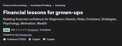 Financial lessons for grown–ups |  Download Free