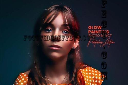 Glow Painting Photoshop Action - 16518321