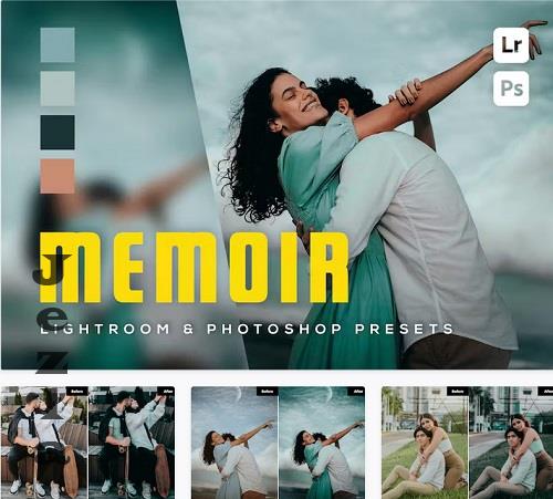 6 Memoir Lightroom and Photoshop Presets - TQ6RA24