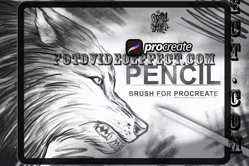 Dansdesign Pencil Brush Procreate - N3R9HW6