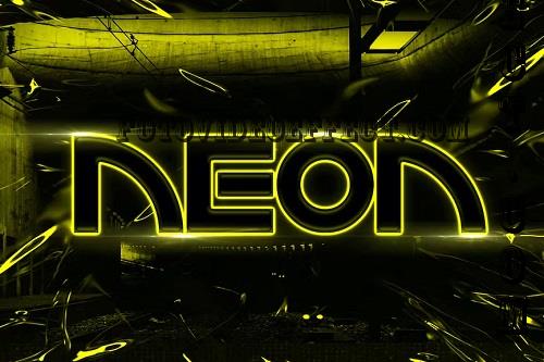 Neon Text Effect - E25MVNT