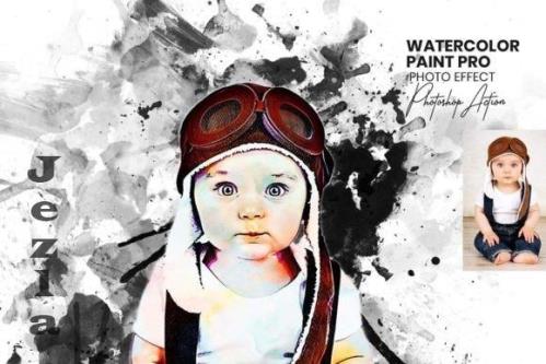 Watercolor Paint Pro Photo Effect - 16507731