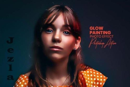 Glow Painting Photoshop Action - 16518321