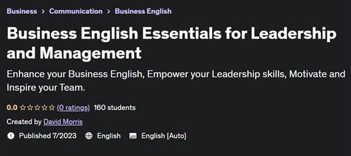 Business English Essentials for Leadership and Management