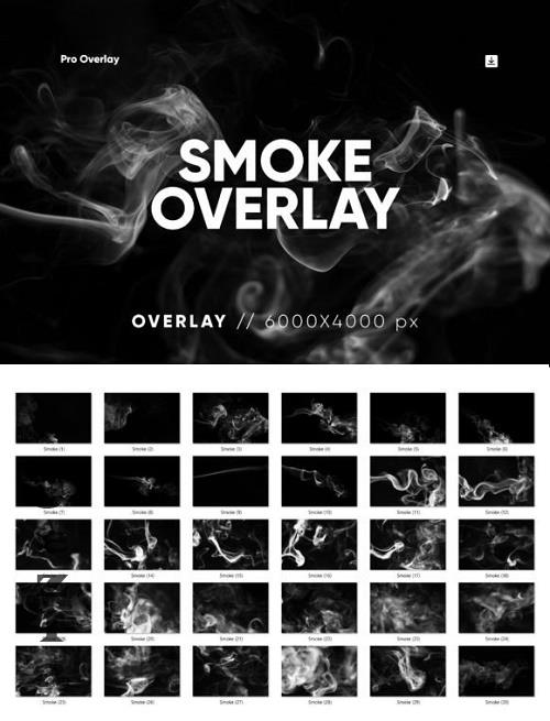 30 Realistic Smoke Overlays - 6396648