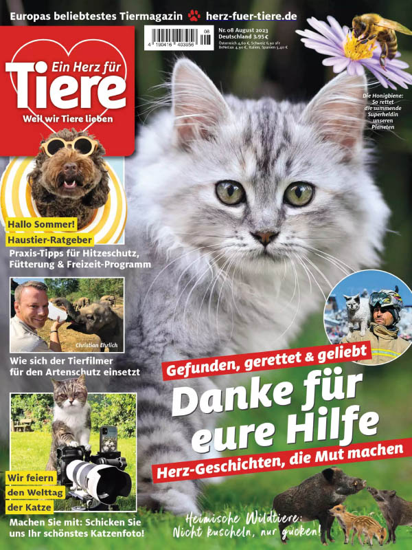 Ein Herz für Tiere - August 2023