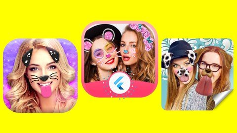 Build Flutter Augmented Reality Custom Face Filters App 2023 |  Download Free