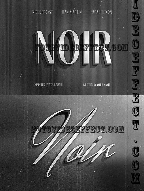 Vintage Film Text Effects - 25433219